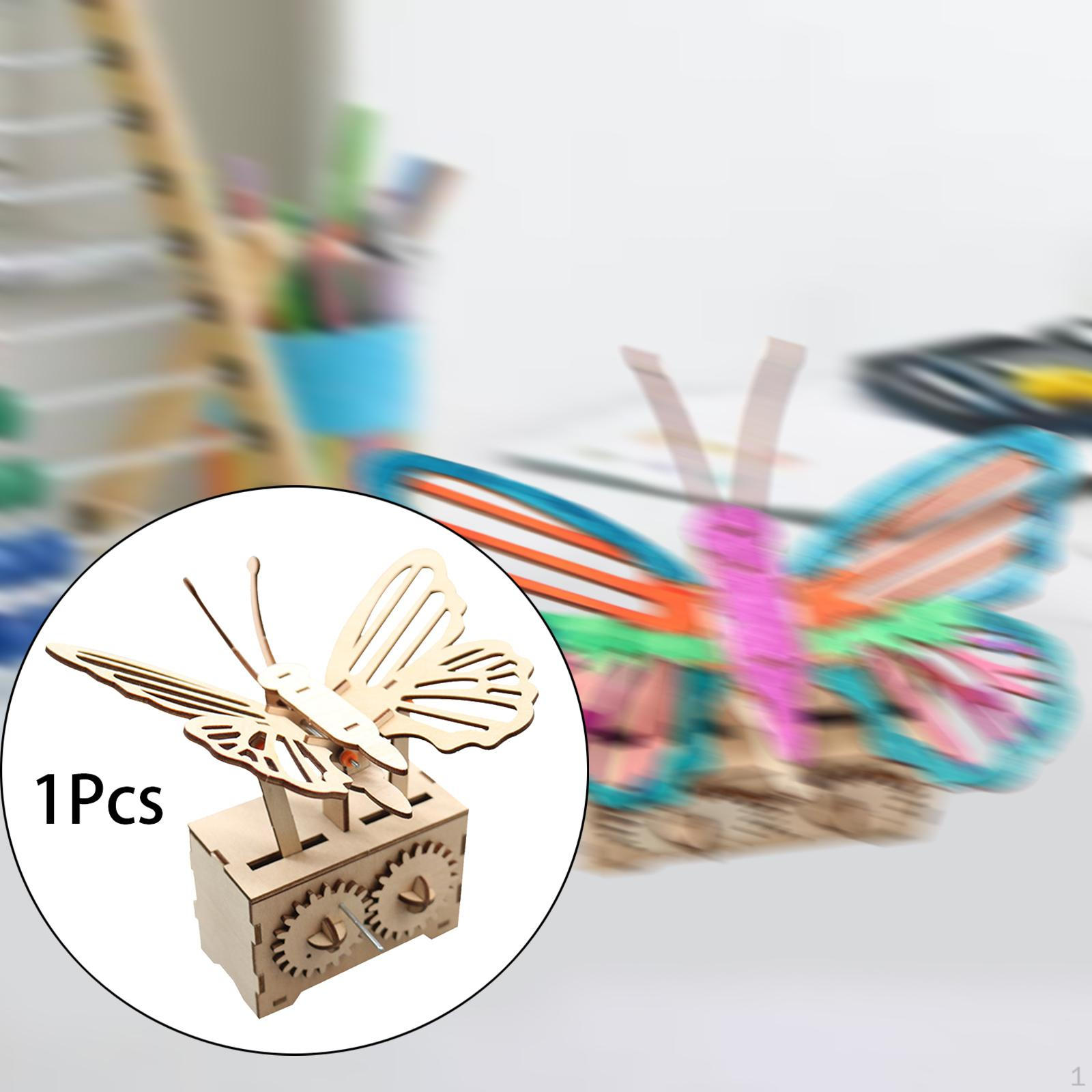 

Творческий деревянный STEM - Образовательный проект своими руками Butterfly