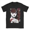 Junji Ito Japanese Anime T-Shirt  Vintage Pure Cotton Tees O Neck Short Sleeve T Shirt Gift Idea Clothing