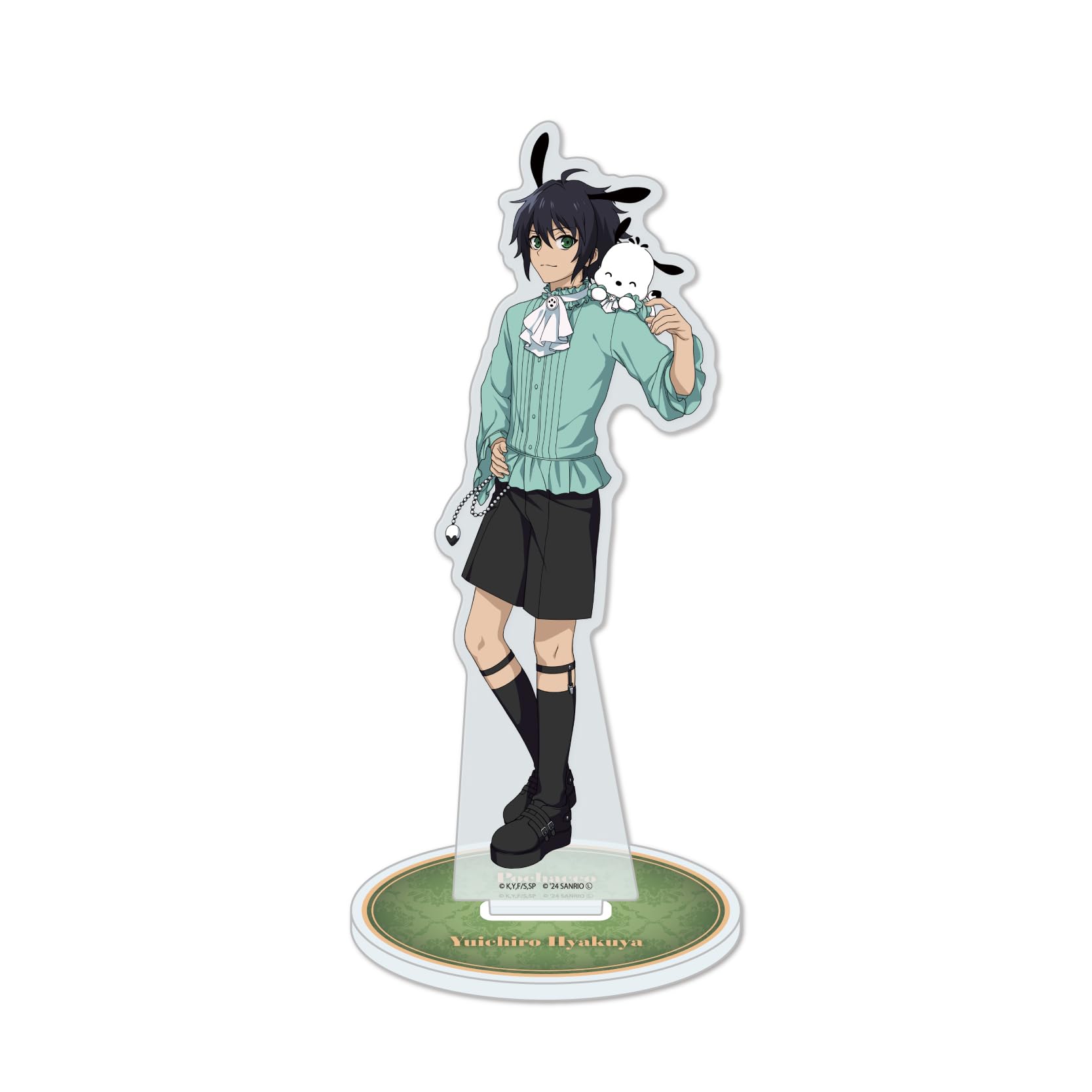 

Seraph of the End x Sanrio Characters 12 Yuichiro Hyakuya x Pochacco [Life-size Illustration] Acrylic Stand