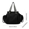 Nylon Nappy Diaper Storage Bag Adjustable Shoulder Strap Diaper Bag Tote with Compartments Large Capacity for Mom Weekender