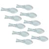10Pcs Fish Scale Remover Portable Hand Held Hangable Compact Efficient Fish Scaler Brush for Kitchen Restaurant