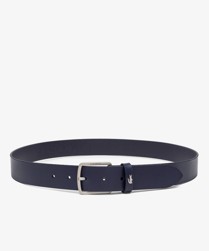 LACOSTE Men'S Elegance 35Mm Silver Croc Leather Belt Rc4082M56G 021