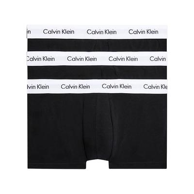 Confezione da 3 Boxer a Vita Media con Stampa Logo a Lettere Intimo da Uomo Nero Bianco 0000U2664G-001