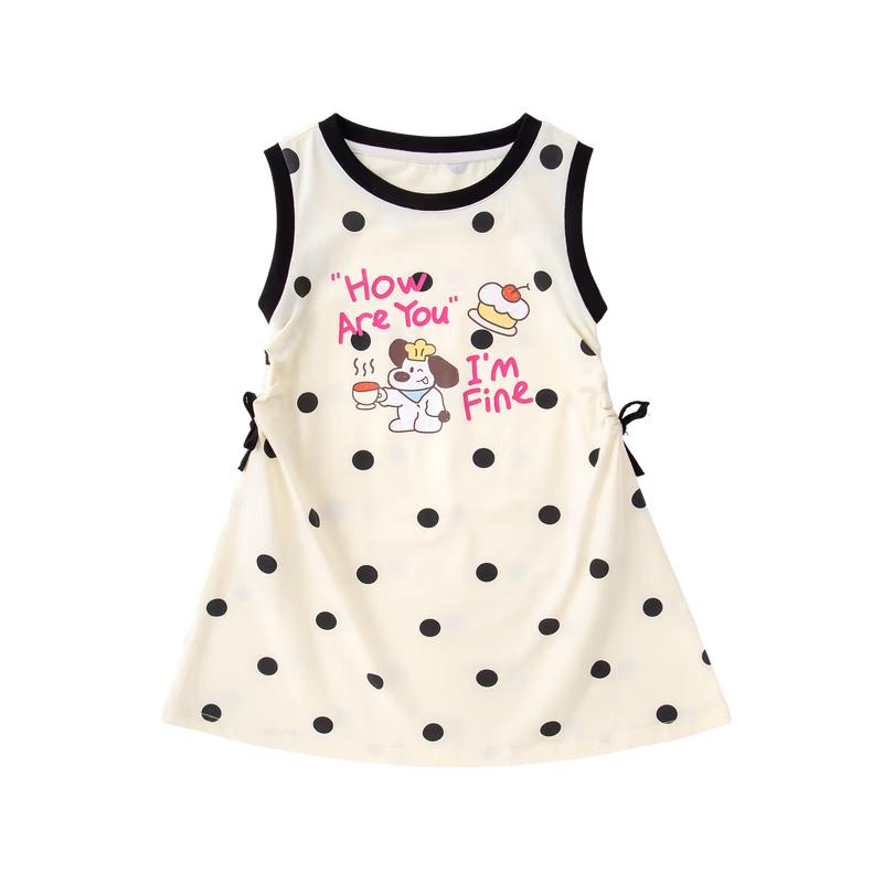 Dudu s Home 7A Antibacterial Girls  Summer Vest Dress 80