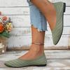 Women Flat Shoes Female Comfortable Pointed Toe Casual Shoes Office Work Shoes Women Shallow Mouth Single Shoes Pregnant Mother Shoes Driver Shoes