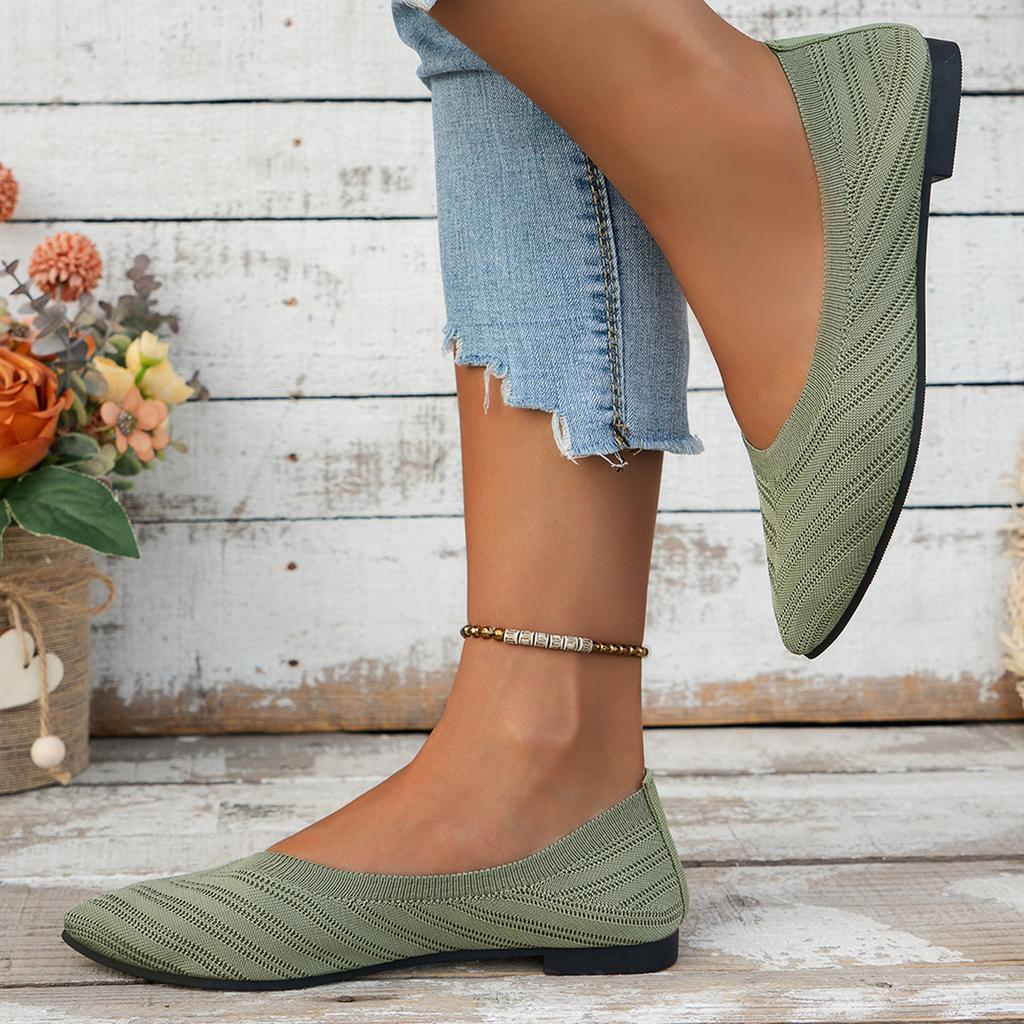 Women Flat Shoes Female Comfortable Pointed Toe Casual Shoes Office Work Shoes Women Shallow Mouth Single Shoes Pregnant Mother Shoes Driver Shoes