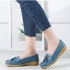 Fashion Women's Flats Comfortable Slip on Loafers Summer Breathable Hollow Out Shoes Outdoor Non Slip Walking Shoes for Women Moccasins
