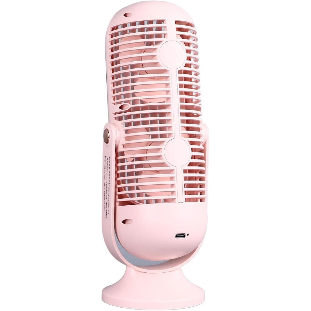 Table Tower Fan Portable USB Electric Cooling Fan with 5 Speeds Brushless Motor Standing Fans for Car Home Office ()