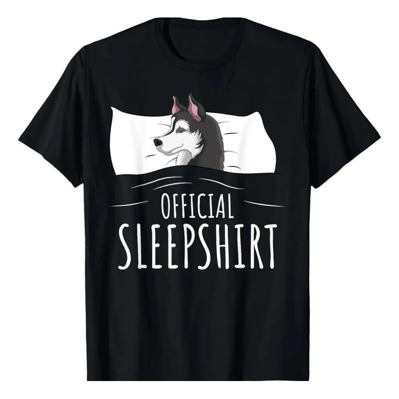 Camiseta Pijama Oficial De Husky Dog S