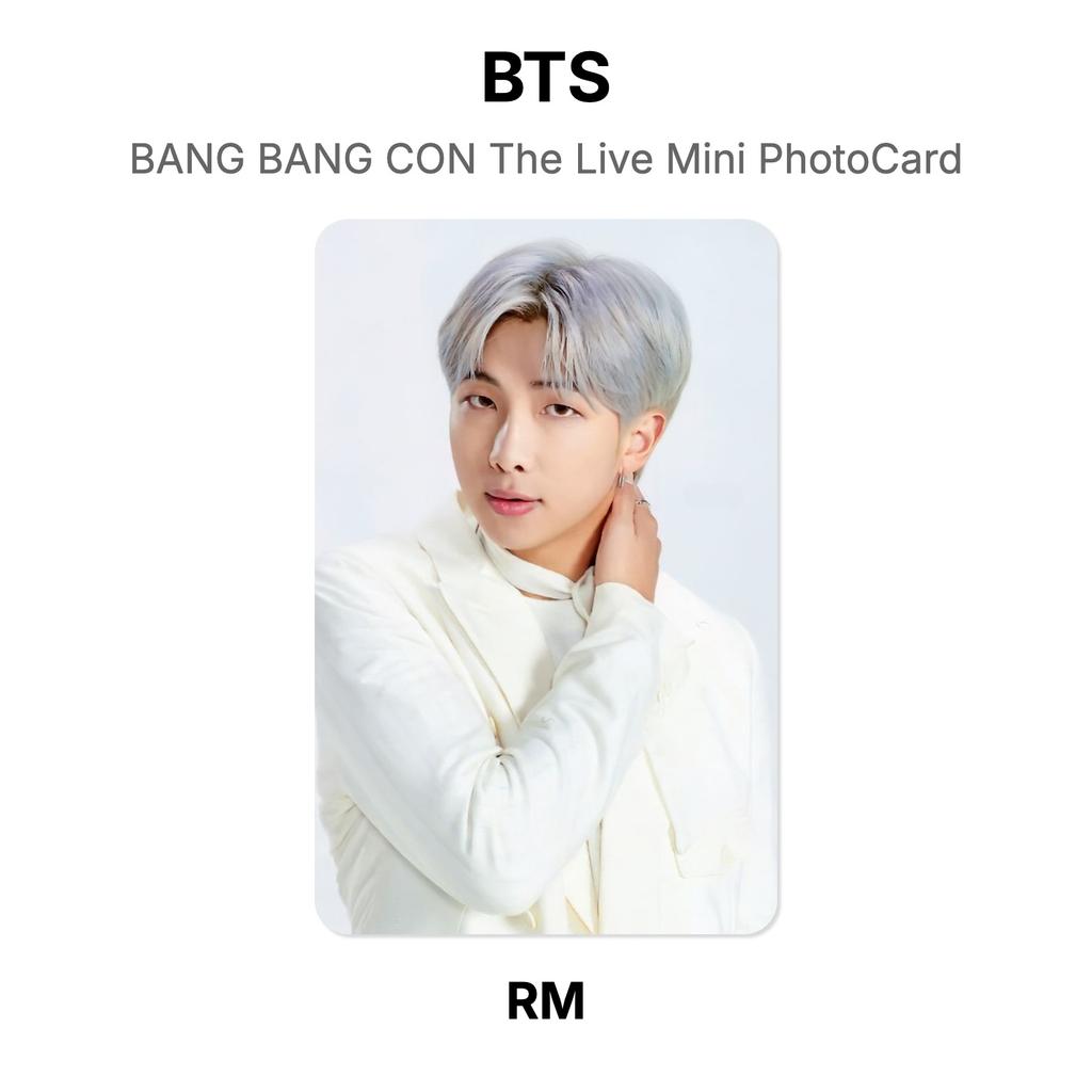 BTS BANG BANG CON The Live Mini PhotoCard Official Photocard