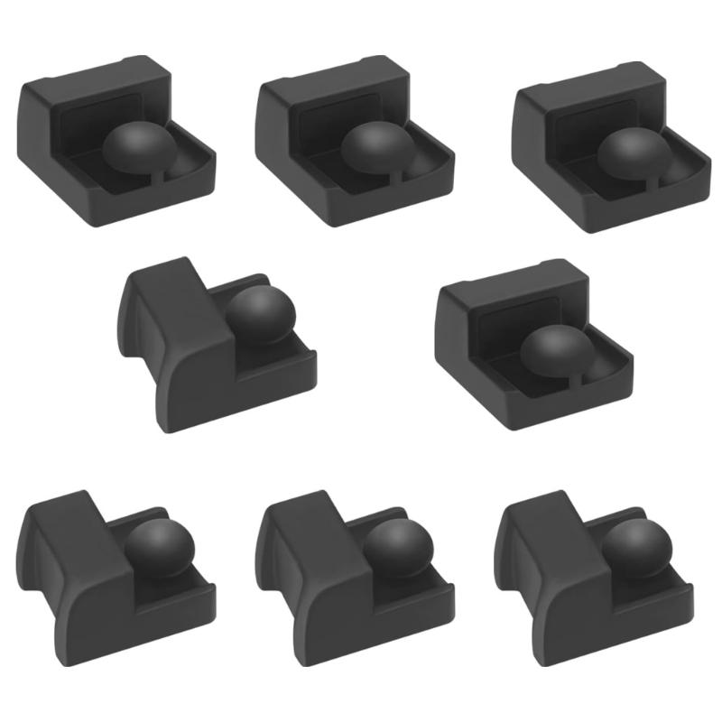 8Pcs Food Grade Silicone Bumpers Heat Resistant Air Fryers Feet for FN090/FN091/FN100/FN101/FN101GY Home Appliance Parts L