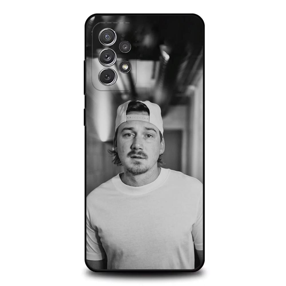 Singer Morgan W-Wallen Phone Case For Samsung S25,S24,S21,S22,S23,S30,Ultra,S20,Plus,Fe,Lite,Note,10,9,5G Black Cover