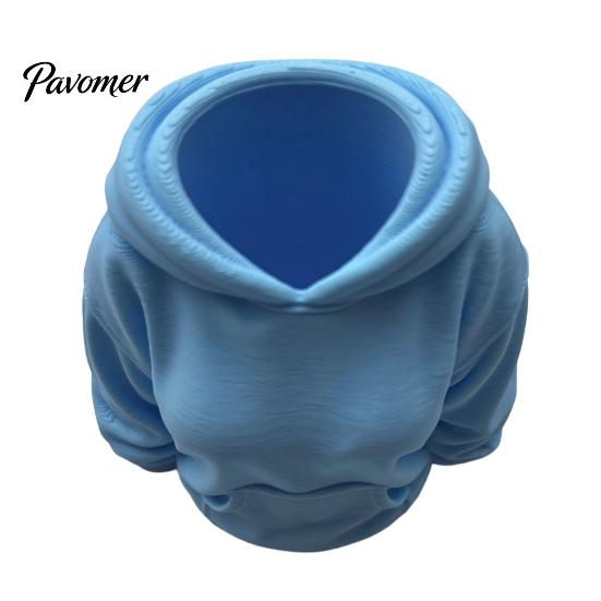 School Supplies Storage Box 3D Printed Hoodie Pen Holder, Women Hooded Sweatshirt Pencil Modern Holder Container, Stationery Desk Organizer