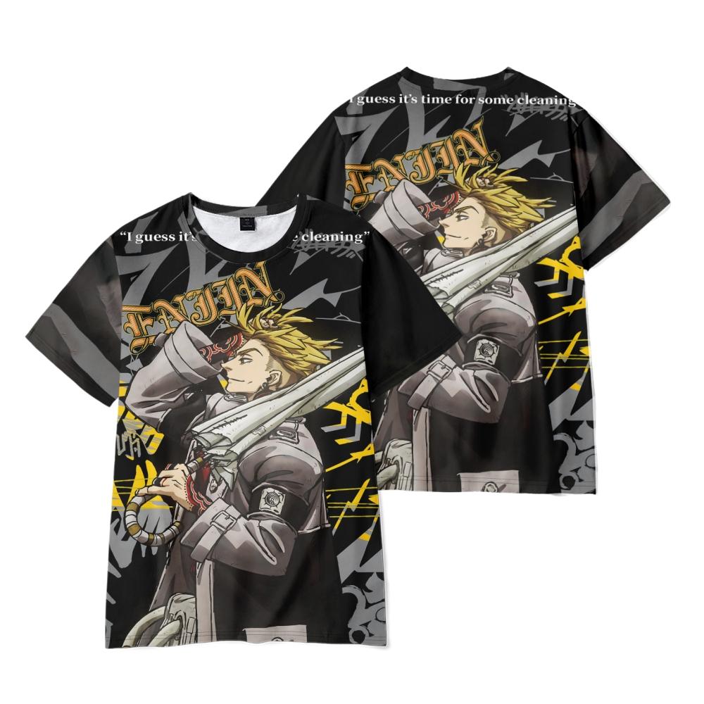 7 Colors New Summer Women Men's Short Sleeve GACHIAKUTA Cartoon Tshirts Fitness Clothing New Men Tee Shirt Cosplay T-Shirts