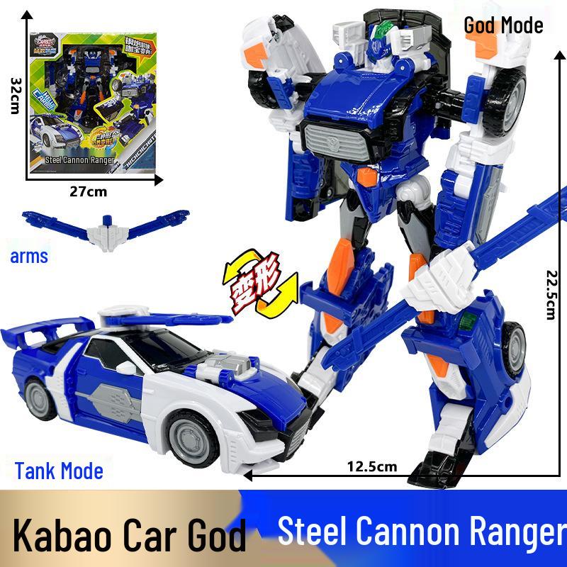 Kabo Car God: Rescue League Transformer Firefighting & Medical Robot Toy Set for Boys