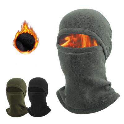 Fleece de iarnă Bărbați Balaclava Tactică Pălărie Bărbați Ciclism Mască de față Șapcă Vânătoare Ciclism Drumeții Schi Eșarfă Snowboard Mască de față Crăciun pentru gât