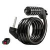 5 Digit Combination Bike Lock Heavy Type Anti Thefts Protecting Bicycles Lock Cable for Mountain Bicycles Security