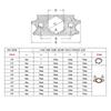 Front Engine 420# 17mm 20mm 13T Teeth Chain Sprocket With Retainer Plate Locker Accessories