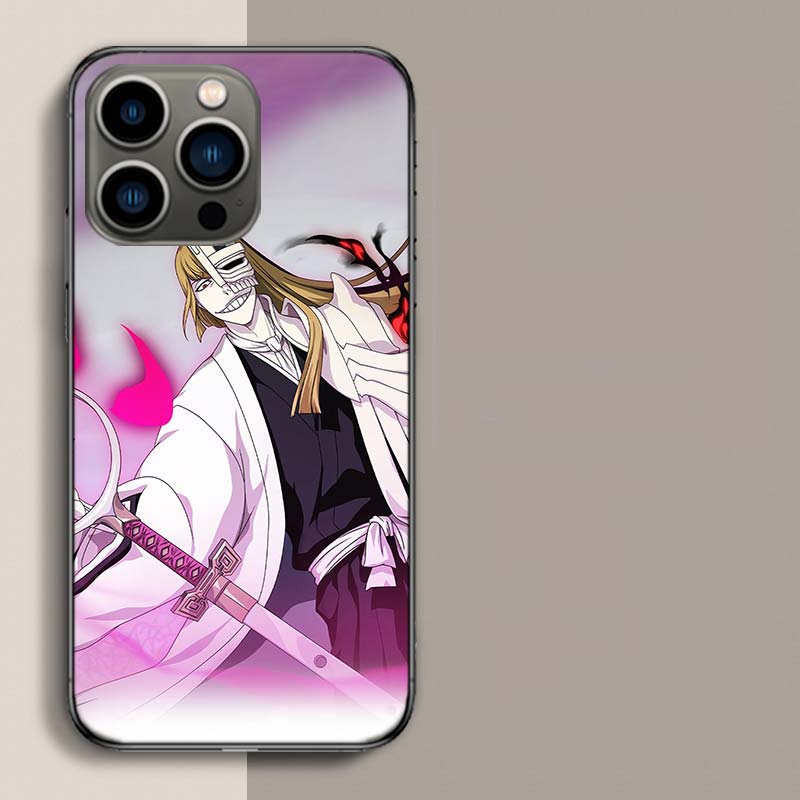 Bleach Shinji Hirako Phone Case For Iphone 17 Air 15 Pro 14 Plus 16 Pro Max 17E 16E 12 13 Mini 11 Cover Cute Fundas