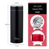 Xinuo 304 Stainless Steel Men's Business Thermos Cup, Large Capacity Vacuum Insulated Water Bottle for Home or Car 