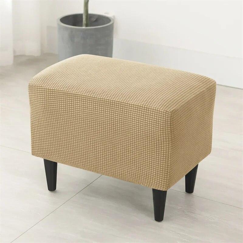 Solid Color Sloping King Back Chair Covers Elastic Polar Fleece Wing Chairs Cover with Seat Cushion Cover Furniture Protector