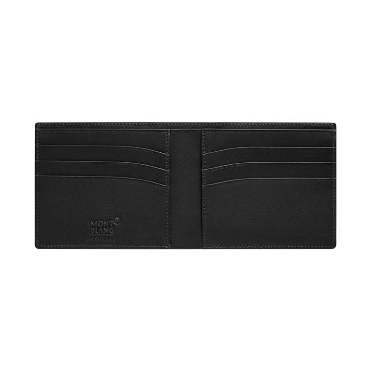 Montblanc Meisterstück Logo Leather Wallet Men wallet Black 116285