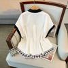 Women Contrast Collar Cuffed Short Sleeve Floral Print Button Down Loose Casual Vintage Blouse Shirt