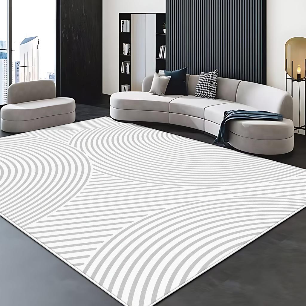 Simple Style Big Size Carpet for Living Room Non-slip Soft Bedroom Decor Aesthetic Rug Lint-free Coffee Tables Mat Easy Clean