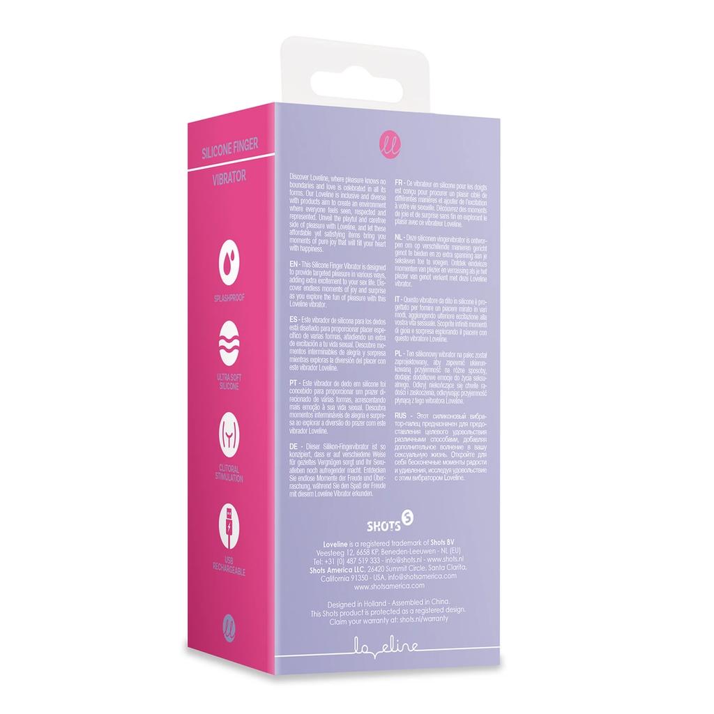 Loveline - Lavender Finger Vibrator