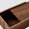 Link Top Walnut Tissue Dispenser Office Desk Coordinator Water Resistant Wood Storage Box For Bathroom Counter Trim