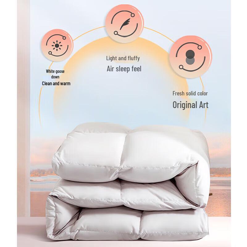 FUANNA White Goose Down Quilt