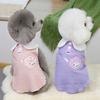 Cute pet cat dog clothes small puppy summer thin princess vest