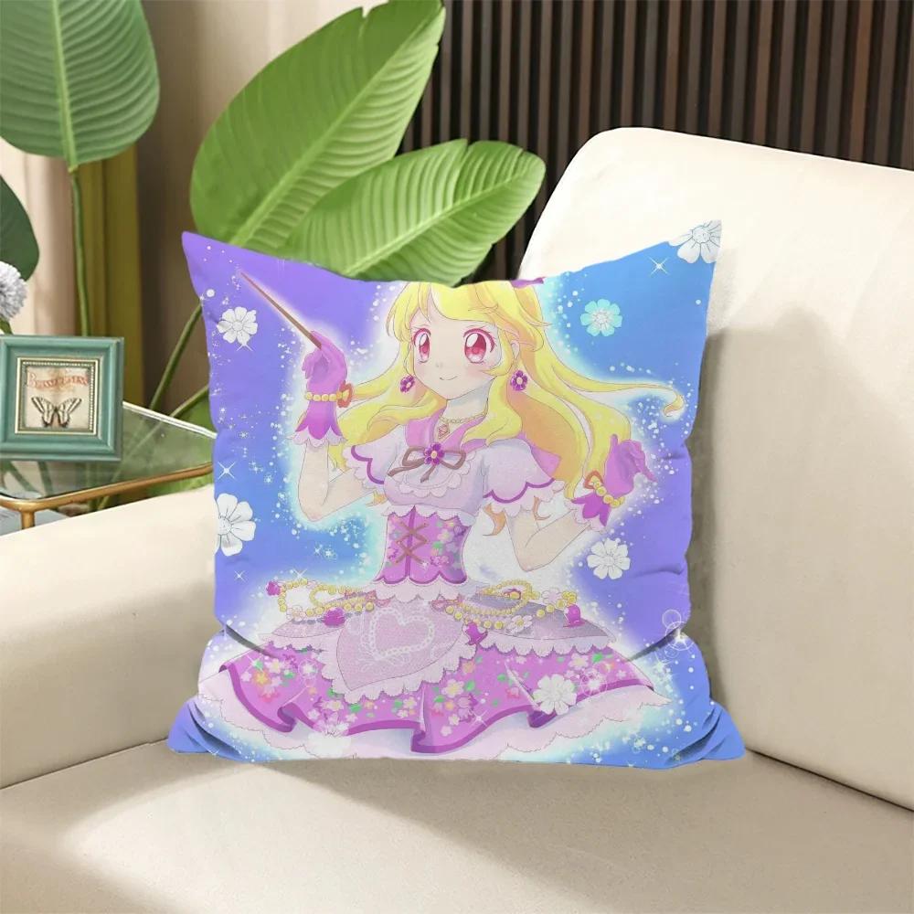 

Наволочка × Мягкие подушки Aikatsu! Декоративные подушки для дивана Наволочки Элегантные чехлы для комнаты Сон Домашний текстиль 66x66cm жёлтый