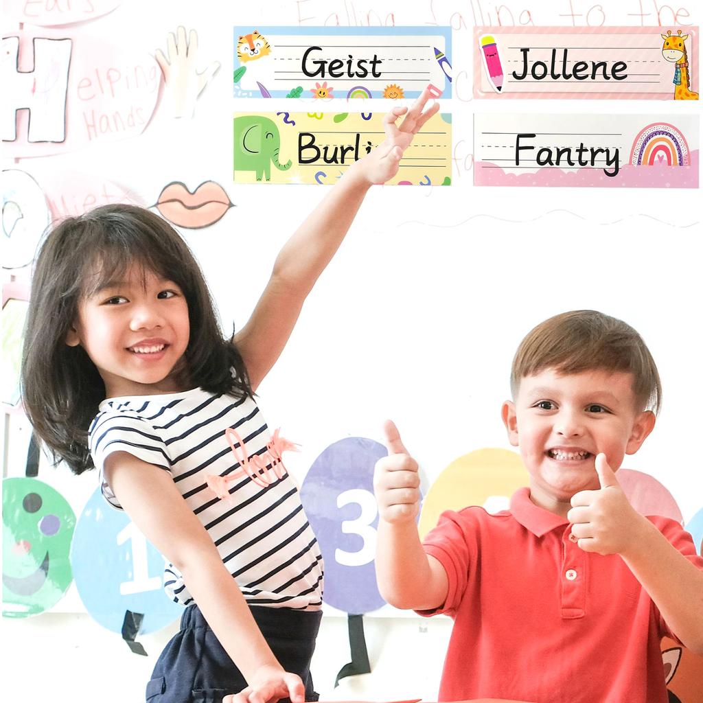 Classroom Nameplates Teacher Name Plate for Student Desks and Locker Labels
