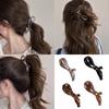 Banana Hair Clip Strong Hold Ponytail Clasps Compact Floral Design Hairpins Hair Decors for Casual or Special Occasion