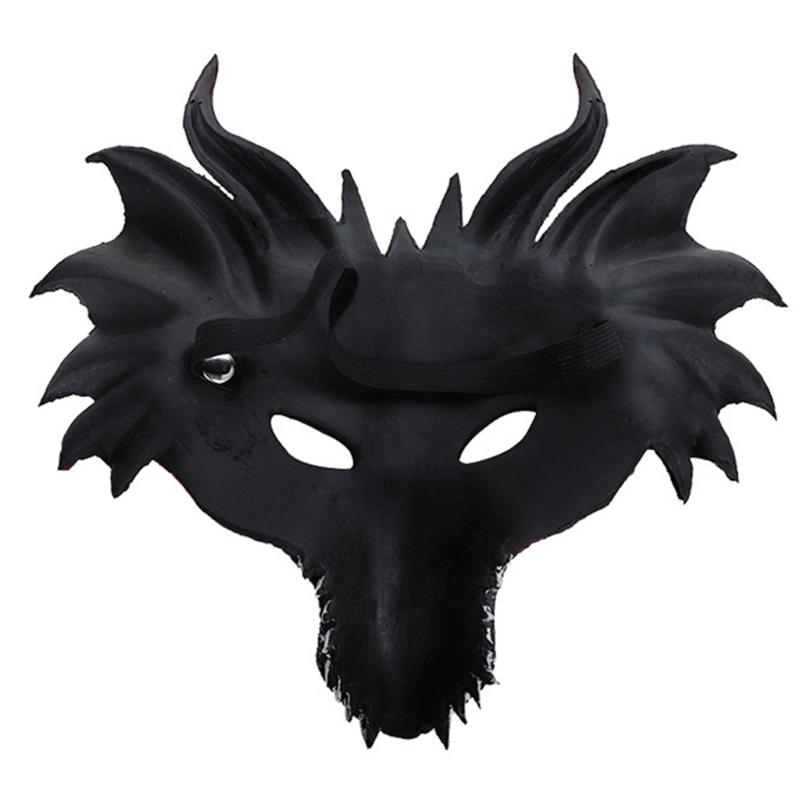 Halloween Animal Mask Animal Dragon Mask Masquerade Party Mask for Birthday Festival Holiday Carnivals Cosplay
