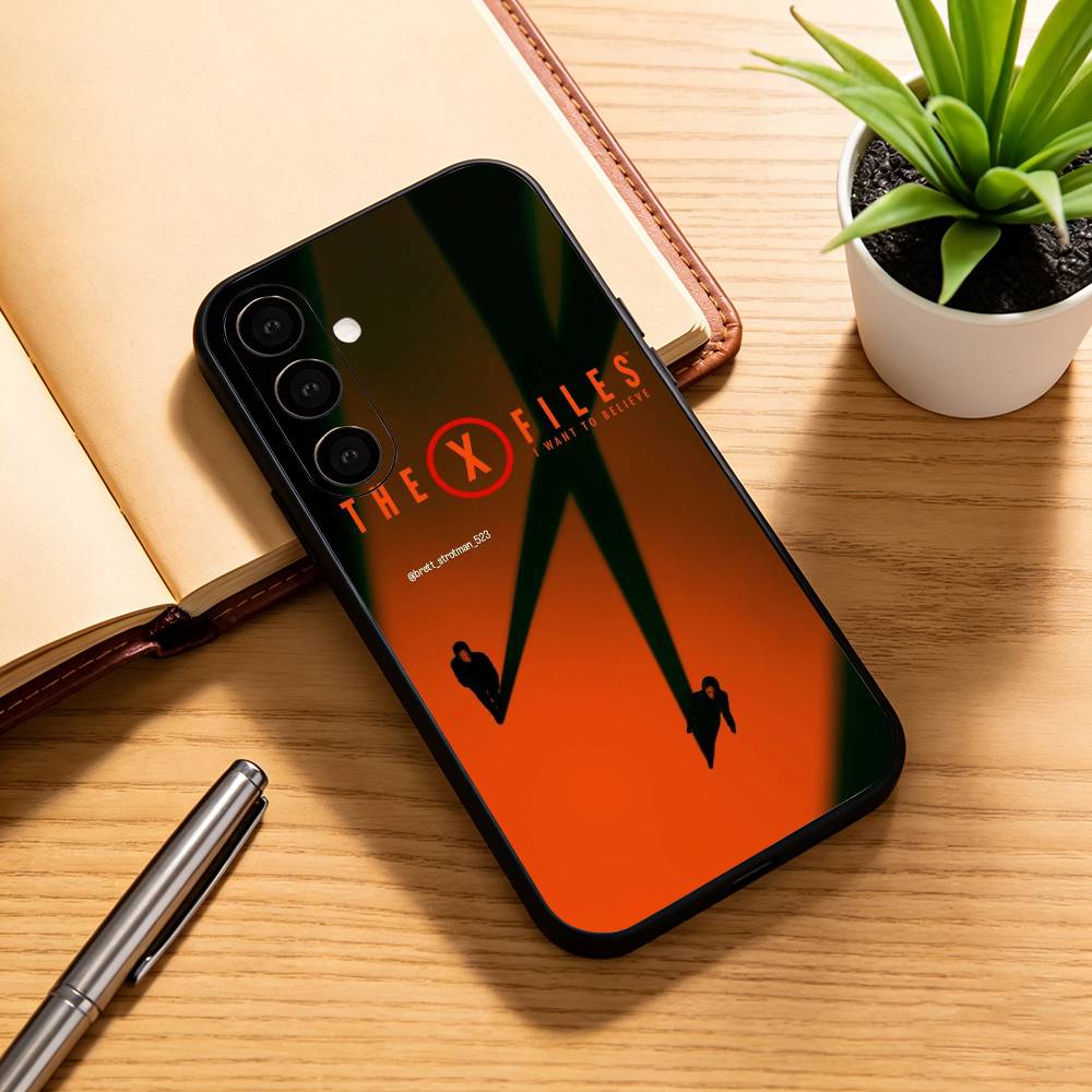 TOP SECRET UFO x-files Phone Case For Samsung Galaxy A73,A72,A71,A70,A53,A52,A51,Soft Silicone Black Cover