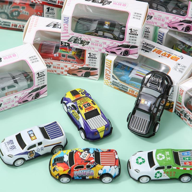 5Pcs Alloy Diecast Car Mini Cars Model Set Toys For Boys Sliding Inertia Pull Back Alloy Racing Car Collectibles Birthday Gift