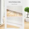 Soundproof PVC Door Bottom Seal Strip Self Adhesive Strong Adhesion Dustproof Easy Trim for Home Garage Office Entry Doors