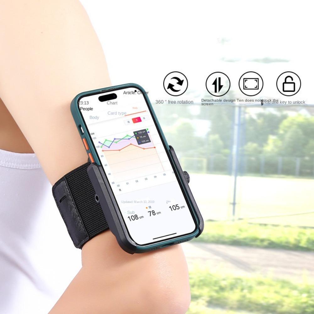 Fashion Sports Phone Holder 360° Rotating Phone Case Rack for Universal Outdoor Sports Supplies
