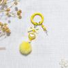 Heart Alloy Keychain Diy Mobile Phone Chain With Bead Pendant For Women