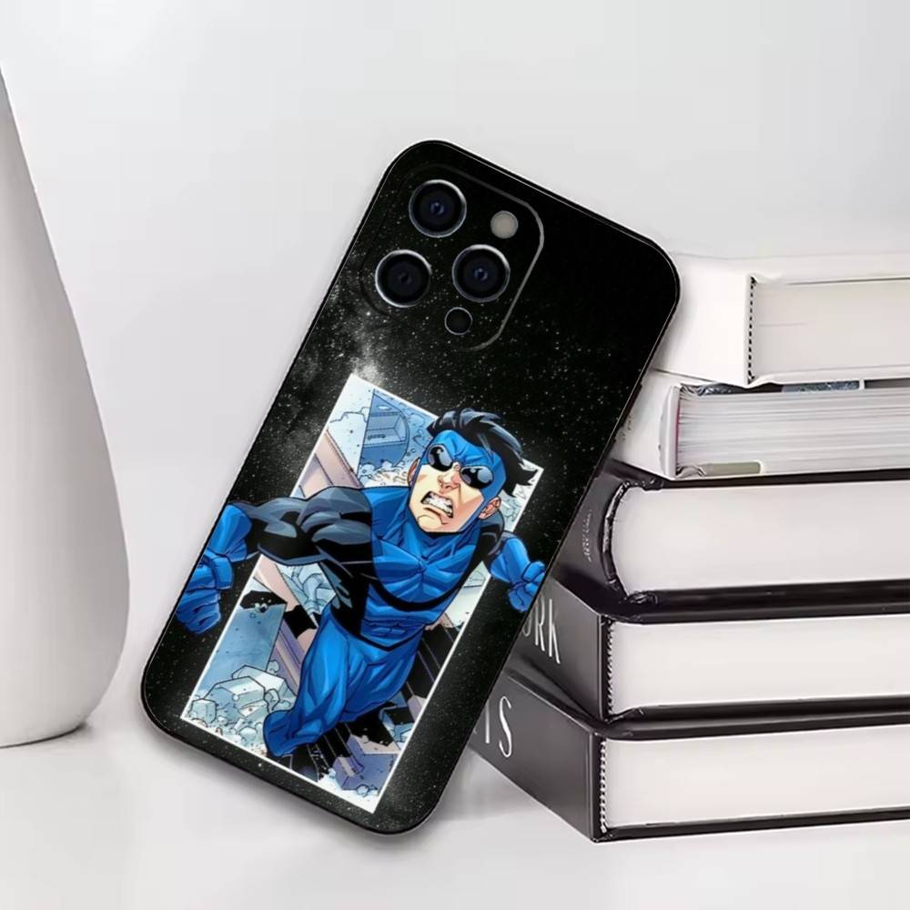 I-Invincible Phone Case For iPhone17,16,15,14,13,12,11 Plus,Pro Others Soft Black Cover