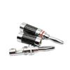 4mm Copper-Plated Carbon Fiber Solderless Audio Speaker Banana Plug Connector