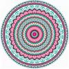 Retro Persian Style Round Area Rug Bohemian Floor Mat Living Room Bedroom Office Chair Sofa Coffee Table