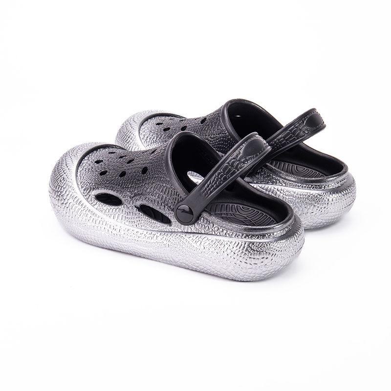 Hole shoes women's summer new gradual change non-slip deodorant beach shoes thick-soled outer wear seaside bag head sandals