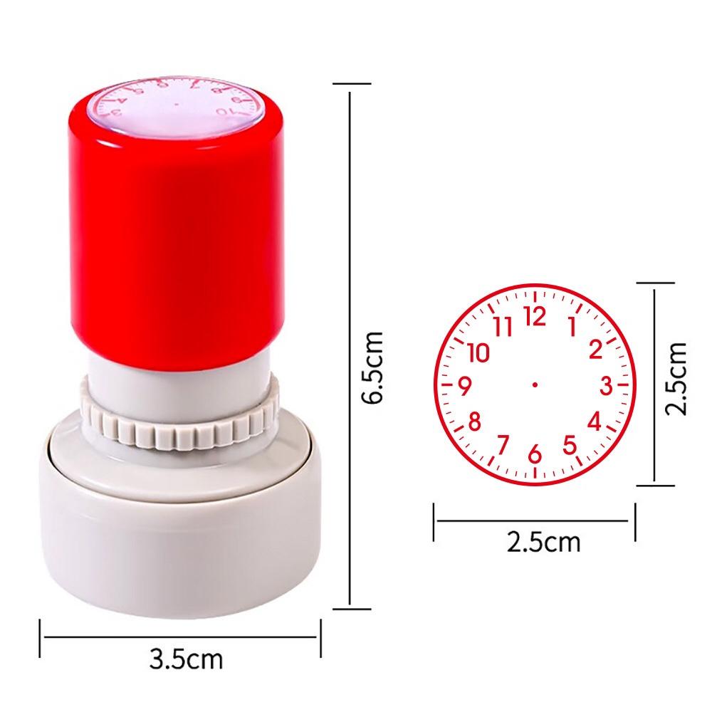 1 Stück Uhr Stempel Lehrmittel für Kinder Lernen auf der Uhr Mehrere Stile Schüler Lehrmittel Adis Schulbedarf