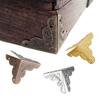 12pcs Wooden Box Corner Protector Cover Guard for Jewelry Chest Wine Gift Case Decorative Bronze Golden Silver DIY
