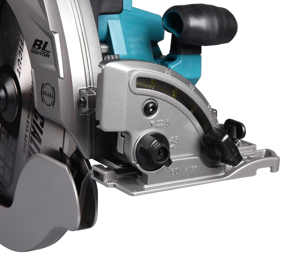 Makita 260 mm wiederaufladbare Kreissäge, 40 Vmax, separat erhältlich, HS011GZ, blauer Akku/Ladegerät