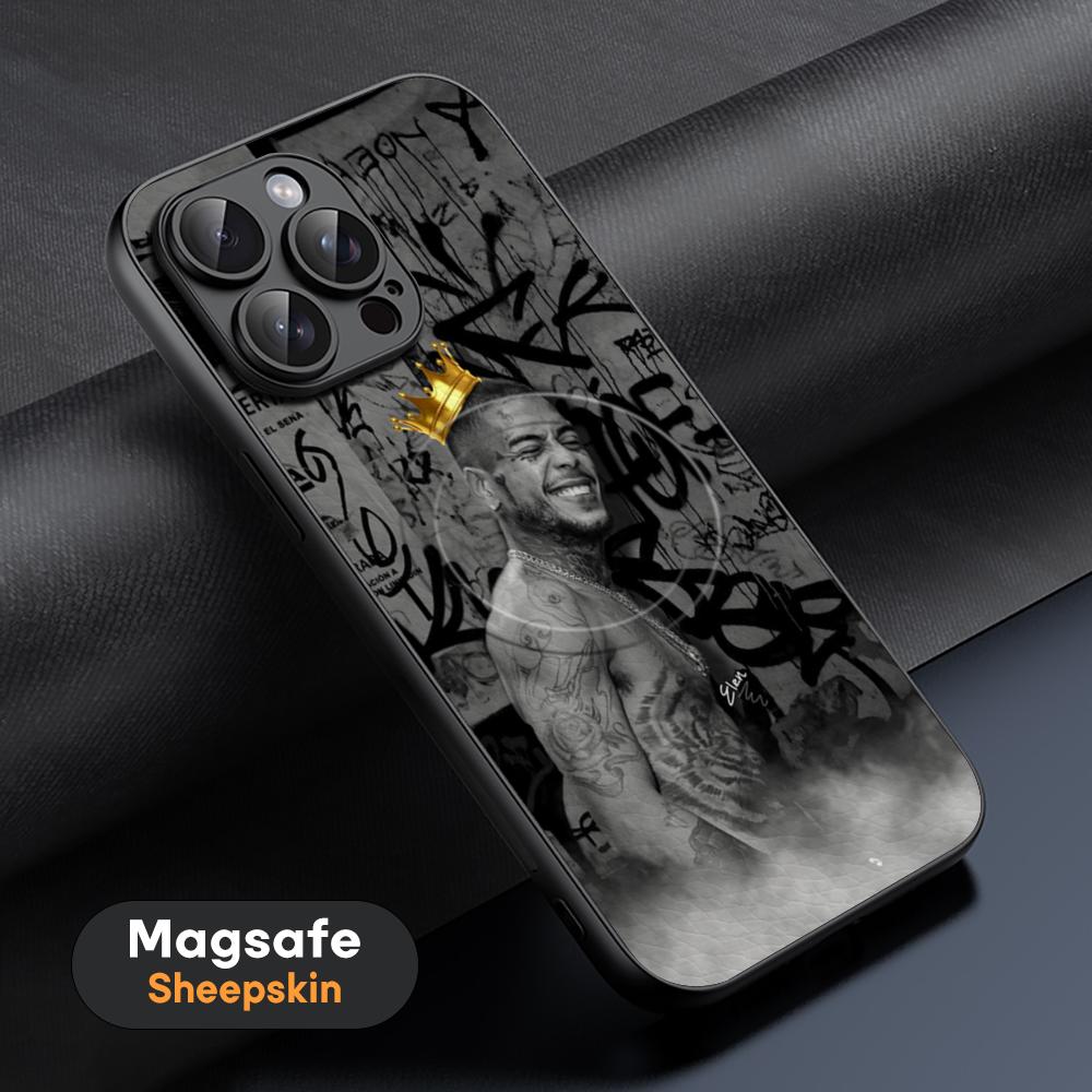 Mc-KevinSN Rap Pula-CatraCS Phone Case For iPhone 17 16 15 14 13 12 11 Plus Pro Max High-end Luxury Magsafe Sheepskin