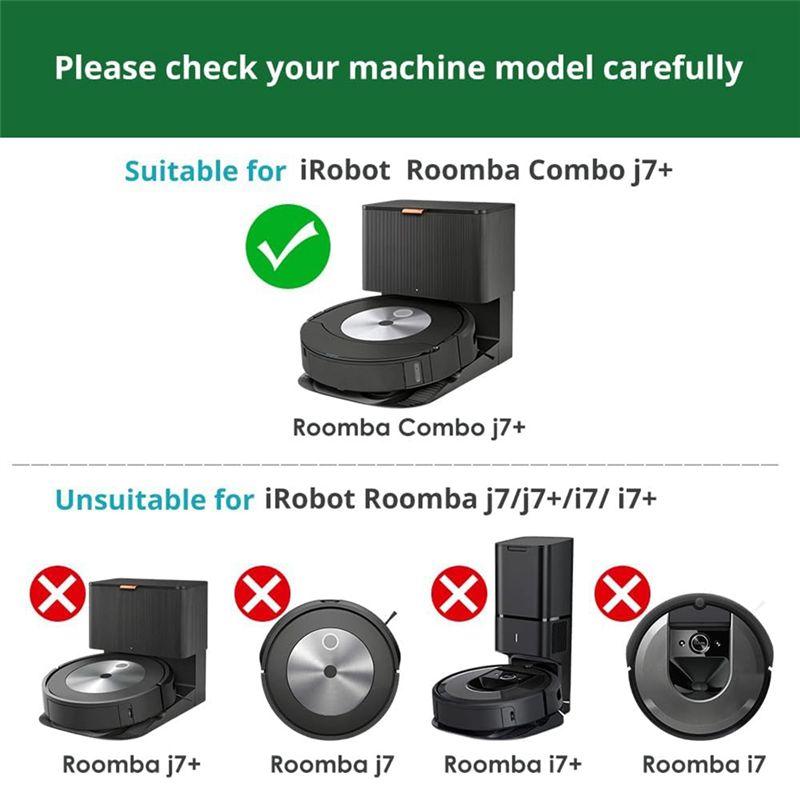 AEE4-11PCS Brosse Rouleau Brosse Latérale Filtre HEPA Pour Irobot Roomba Combo J7+ Aspirateur Pièce de Rechange